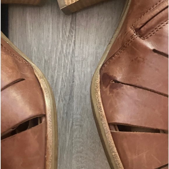 Paul Green lace up leather sandals size 6 1/2 - Picture 8 of 10